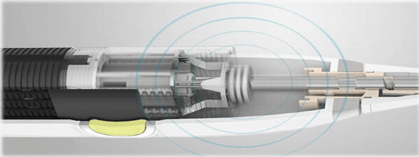 Internal structure of electric toothbrush