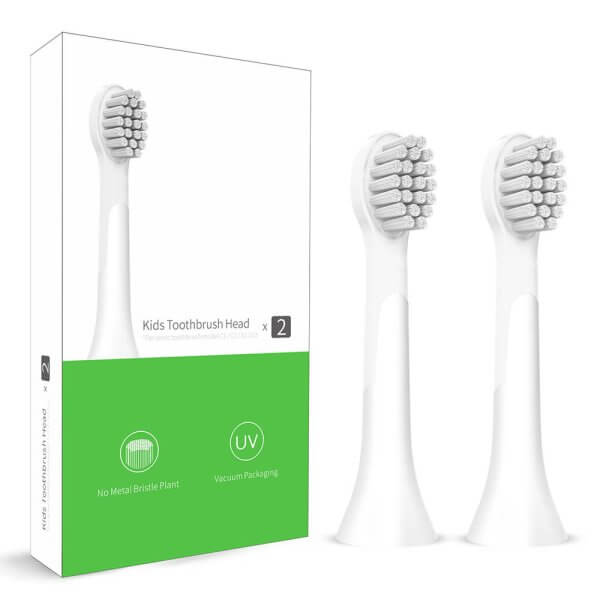 Baby sonic toothbrush head 2 pack